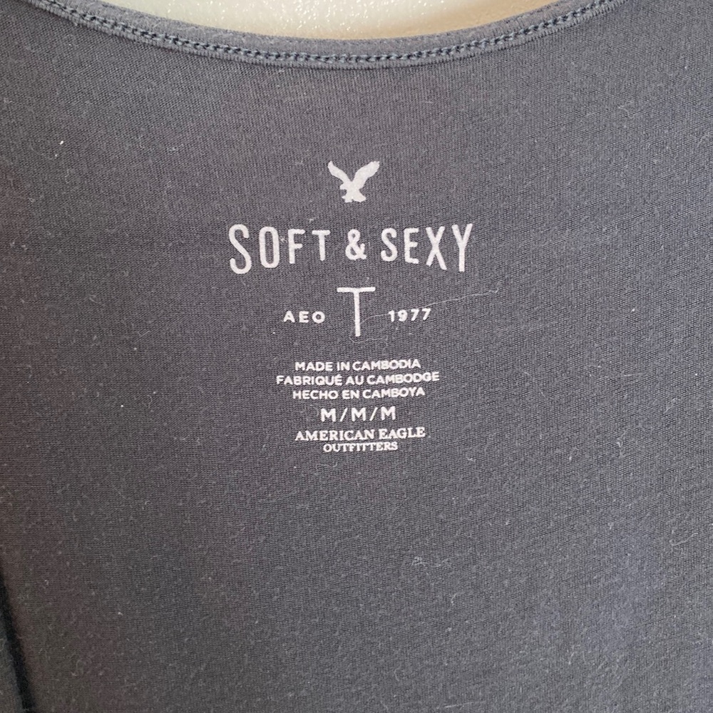 Blue American Eagle top